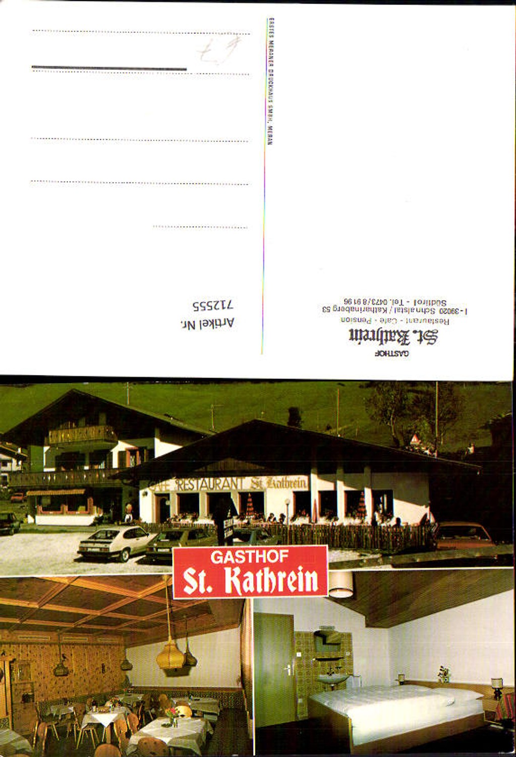 Alte Ansichtskarte – Old Postcard