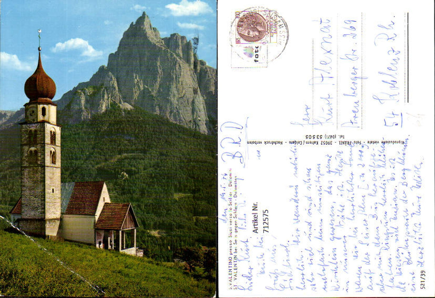 Alte Ansichtskarte – Old Postcard