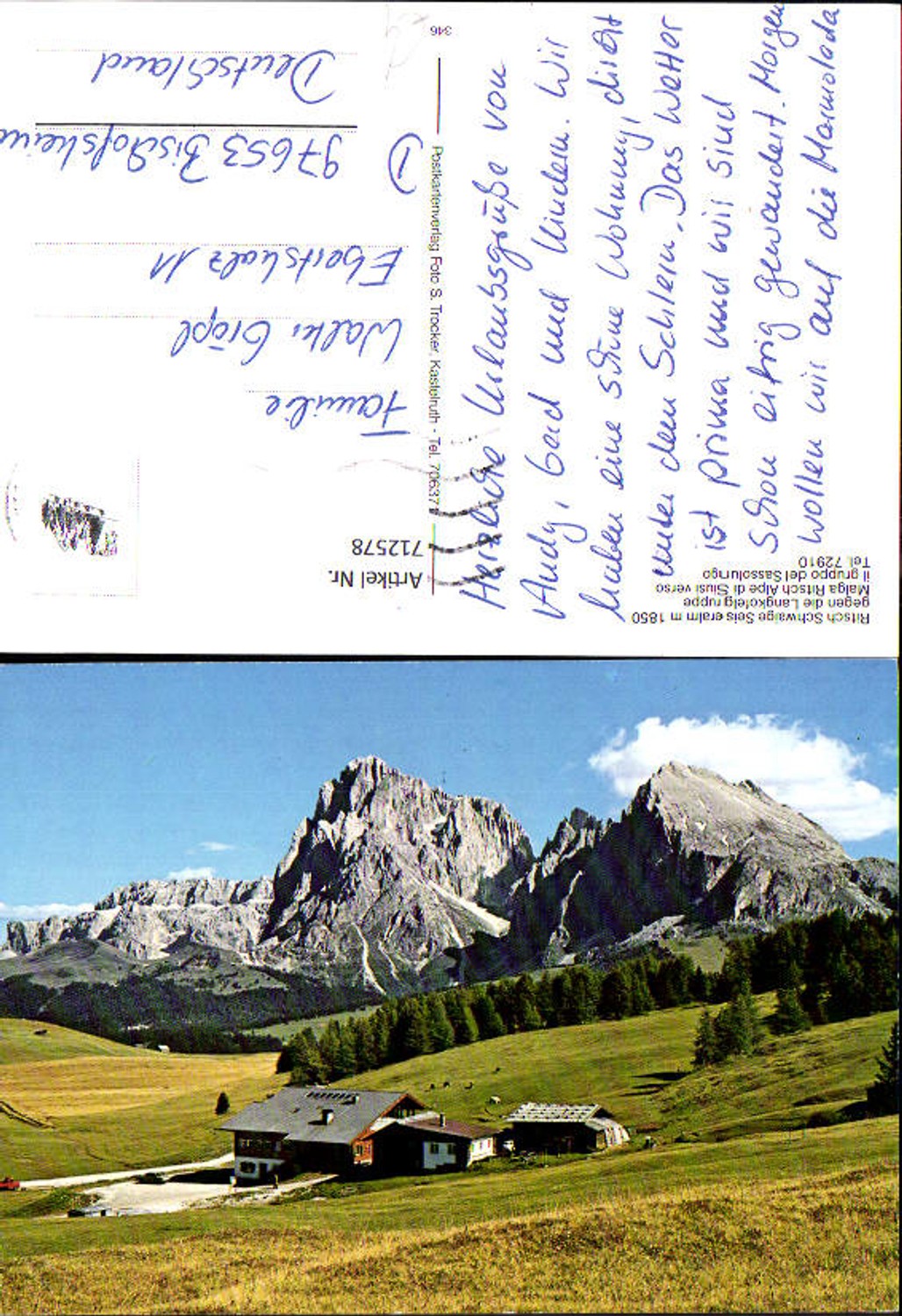 Alte Ansichtskarte – Old Postcard