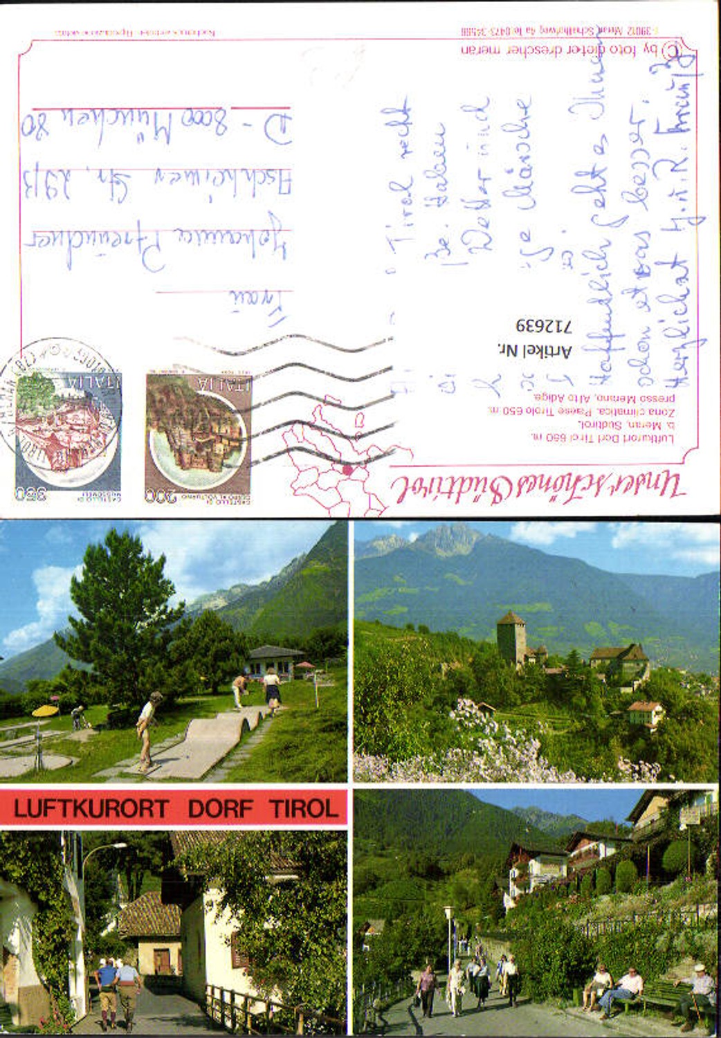 Alte Ansichtskarte – Old Postcard