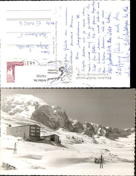 712723 Foto AK Dachstein Hochgebirgsschule Oberfeld Gjaidalm Obertraun Wintersport