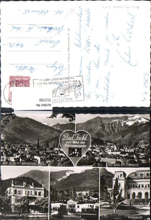 712730 Mehrbild AK Bad Ischl Salzkammergut Leharvilla Kaiservilla Kurhaus