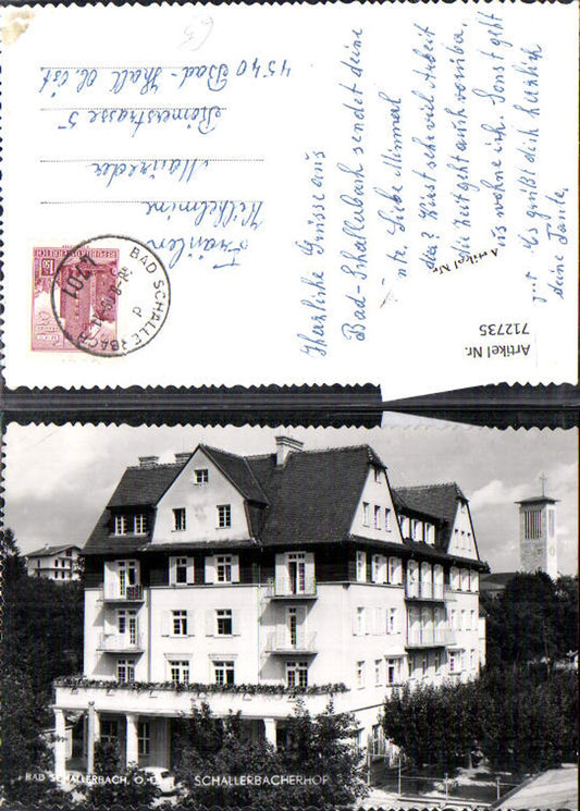 712735 Foto AK Bad Schallerbach Schallerbachhof