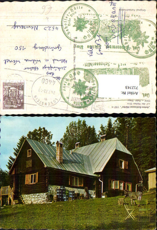 712743 Anton-Schlosser-Hütte auf der Hohen Dirn Losenstein