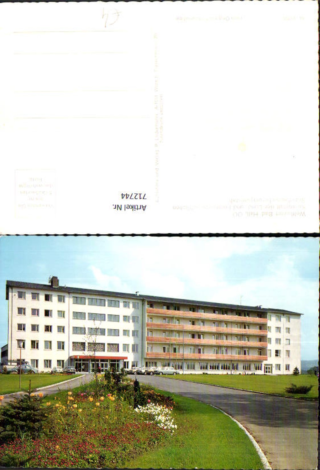 712744 Bad Hall Kuranstalt Land- u. Forstwirtschaftlichen Sozialversicherungsanstalt