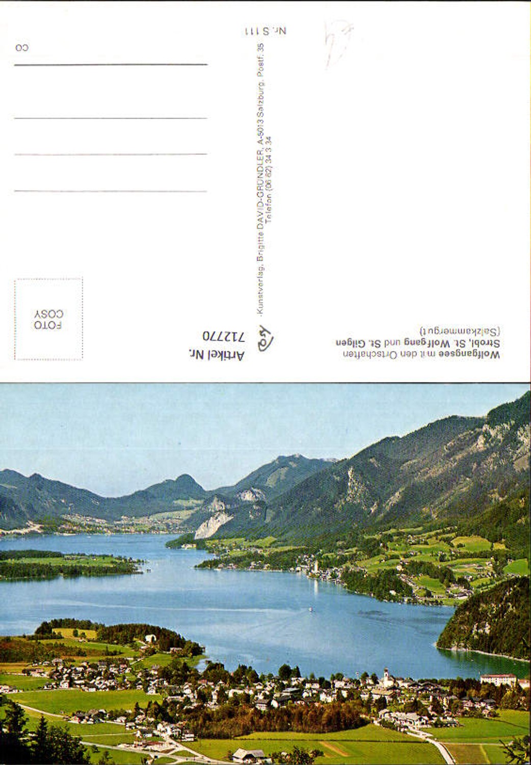 712770 Strobl St Wolfgang im Salzkammergut St Gilgen Wolfgangsee