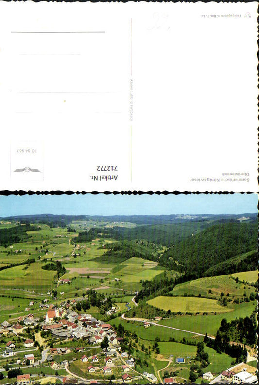 712772 Aerial photograph Königswiesen pub Alpine aerial photo FÖ 54967