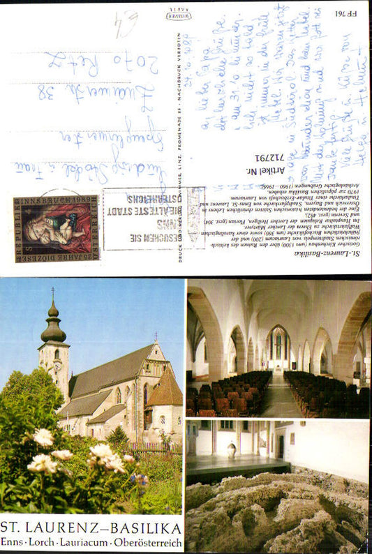 712791 Multi-image AK Enns Lorch St. Laurenz Basilica Interior Excavation