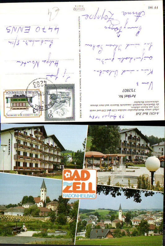 712807 Mehrbild AK Bad Zell Radonheilbad Dorfpartie Annahof