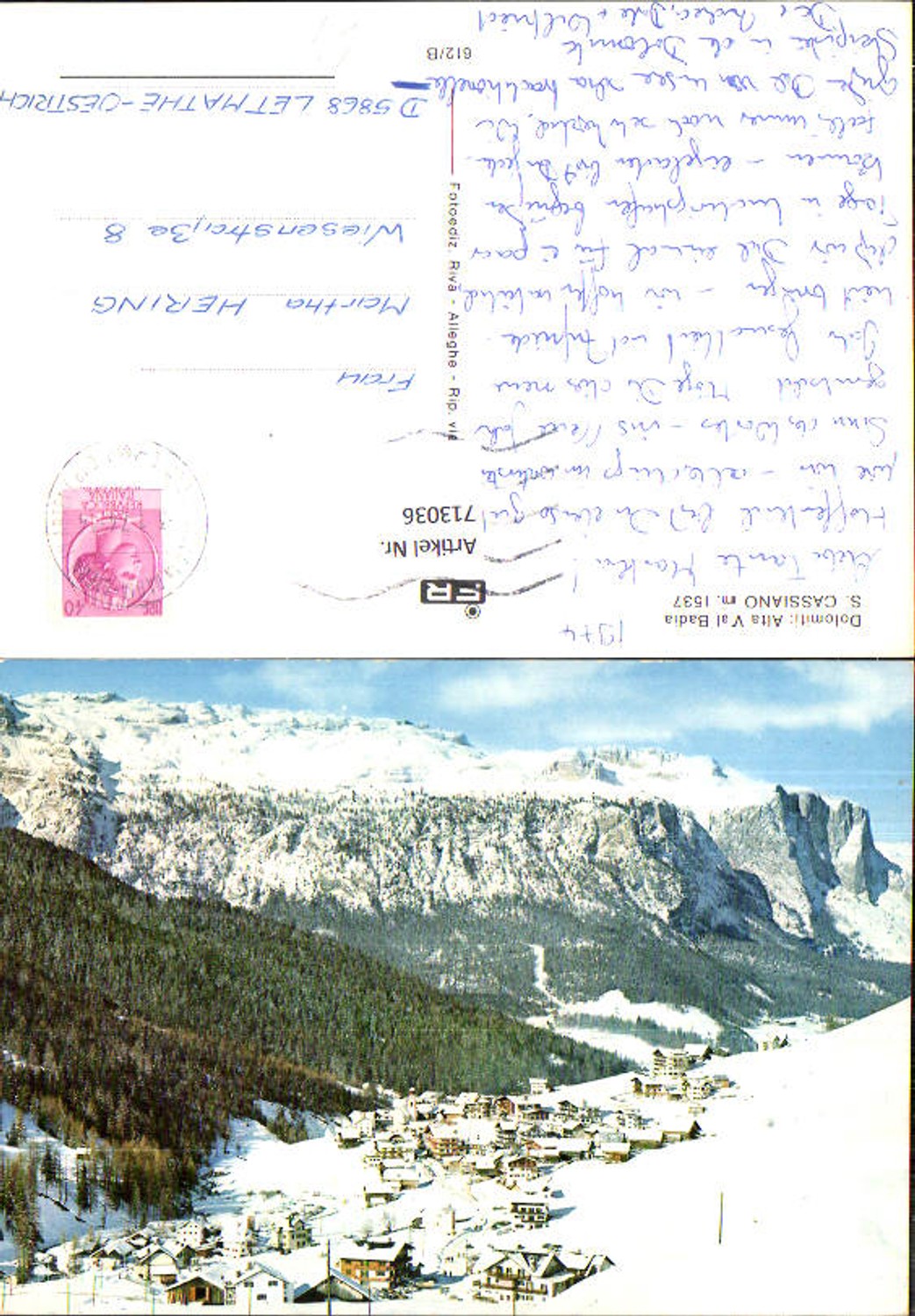 Alte Ansichtskarte – Old Postcard