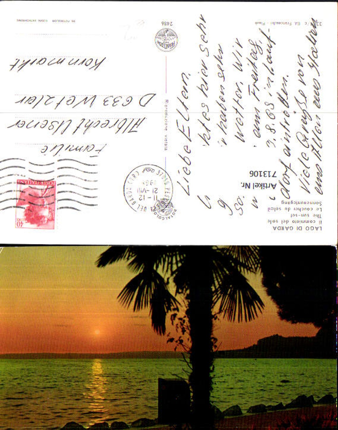 Alte Ansichtskarte – Old Postcard