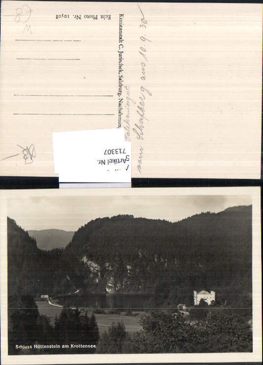 713307 Schloss Hüttenstein am Krottensee St. Gilgen am Wolfgangsee St. Wolfgang Winkl