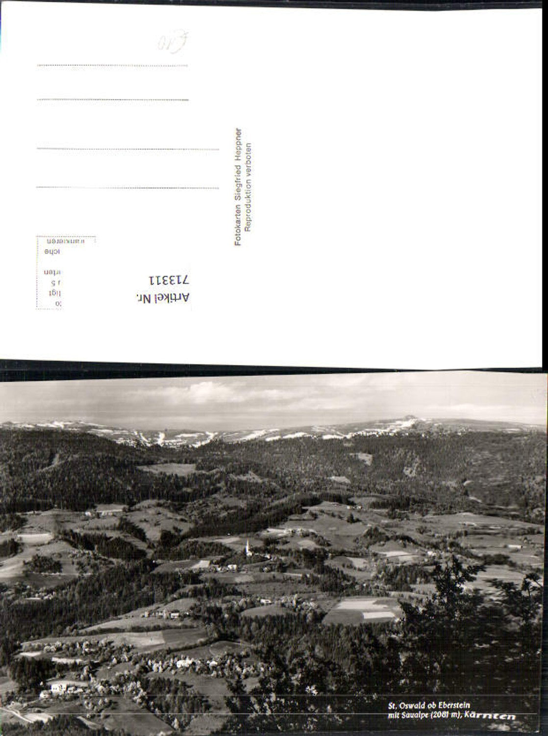 713311 St. Oswald b. Eberstein in Kärnten Görtschitztal Saualpe
