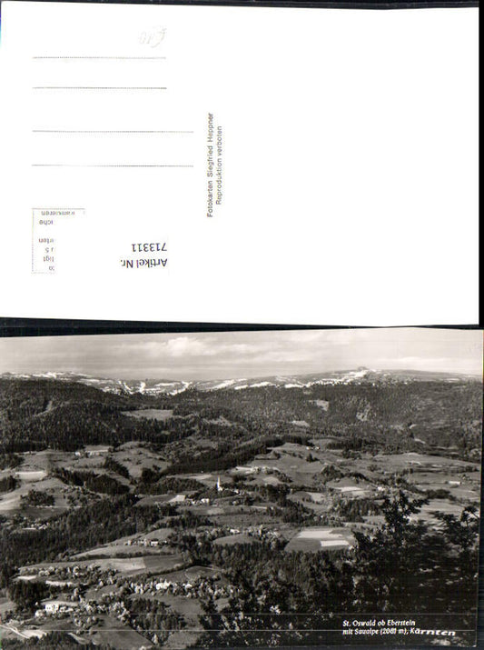 713311 St. Oswald b. Eberstein in Kärnten Görtschitztal Saualpe