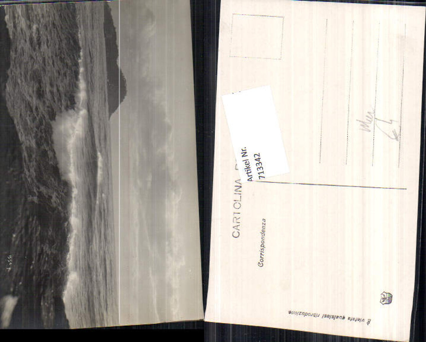 713342 Foto-AK Meer Wellen Brandung