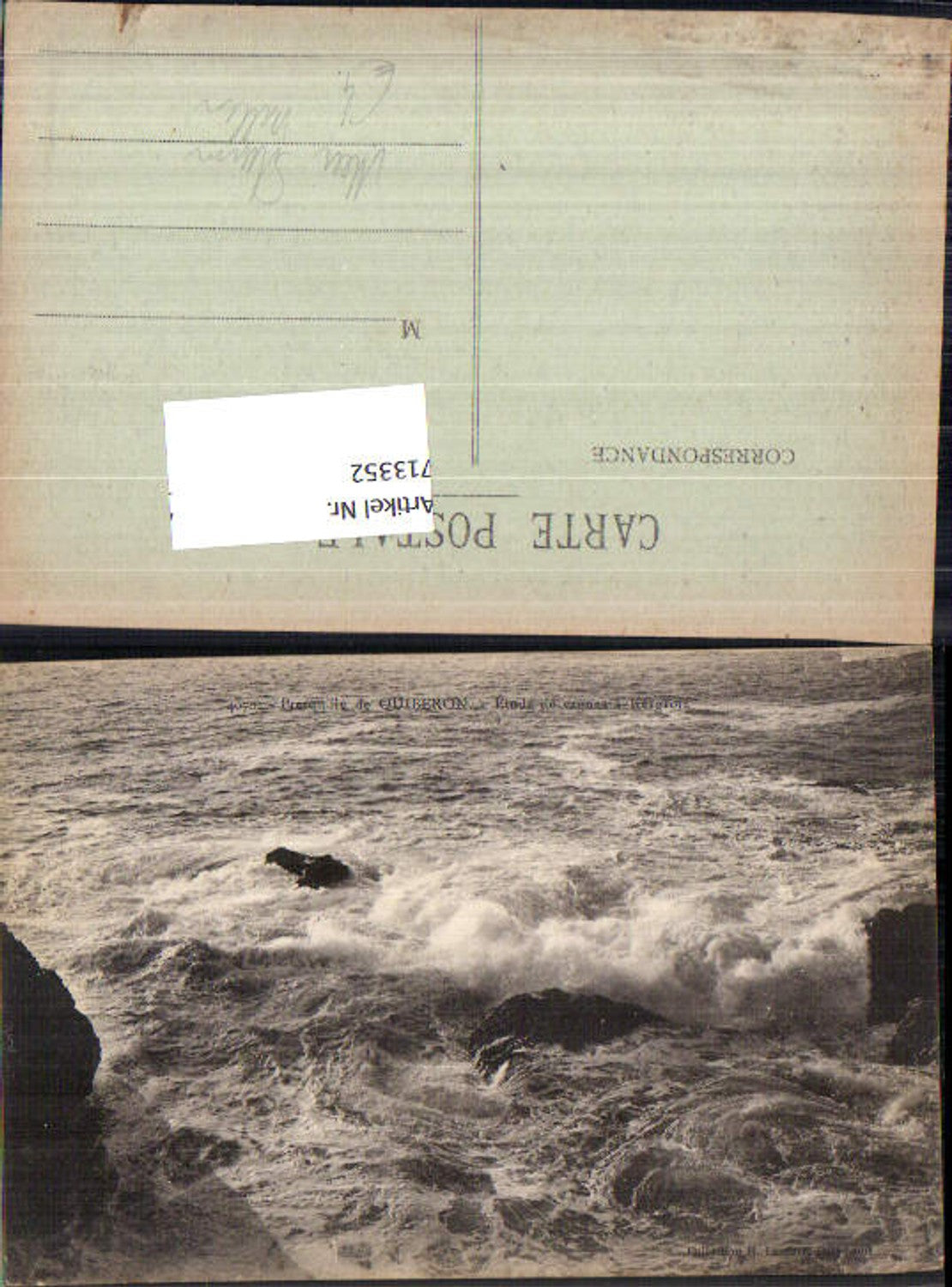 713352 Foto-AK Meer Wellen Brandung