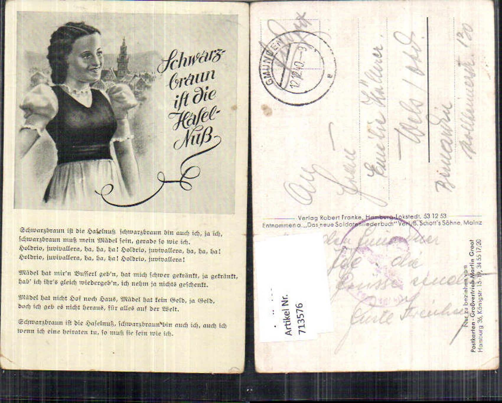 Alte Ansichtskarte – Old Postcard