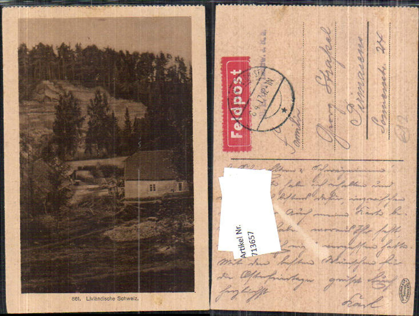 Alte Ansichtskarte – Old Postcard