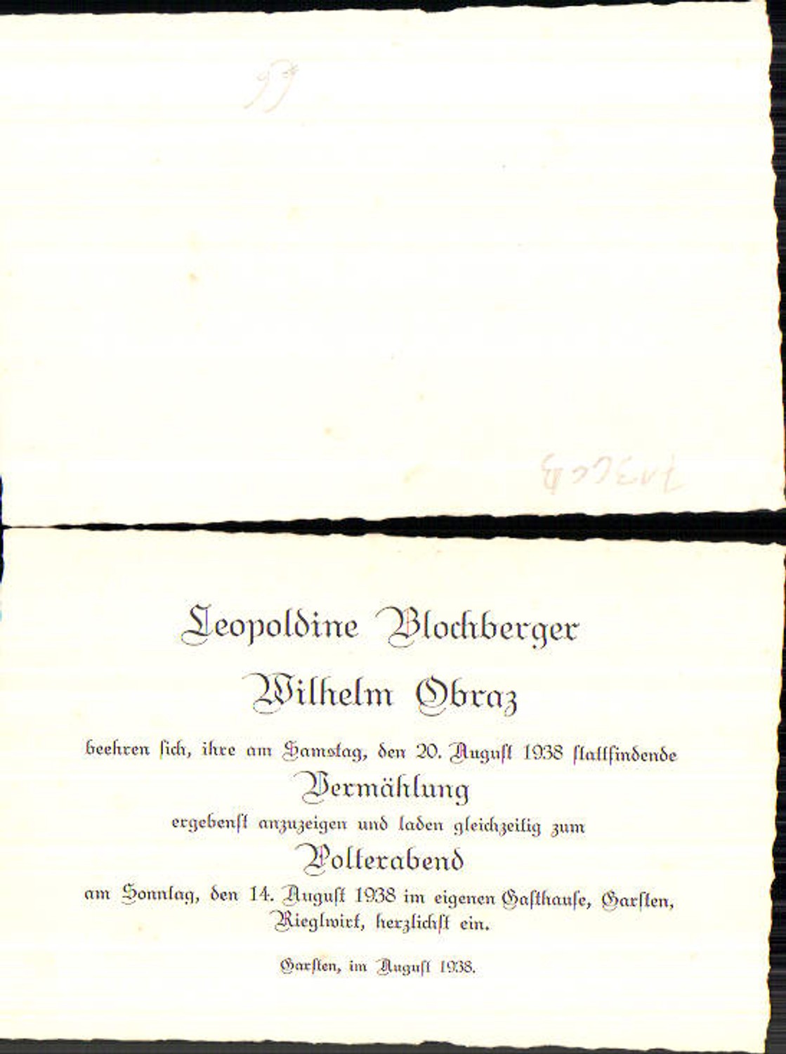 Alte Ansichtskarte – Old Postcard