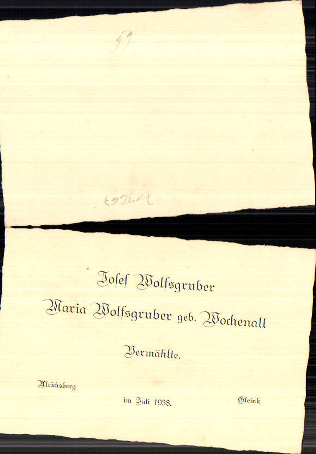 Alte Ansichtskarte – Old Postcard