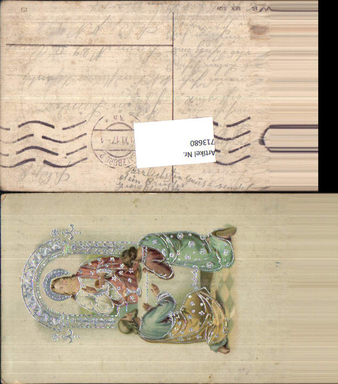 713680 Künstler AK Josef Mathauser Religion Heilige Maria Jesus gel Zangberg Ampfing Mühldorf Inn