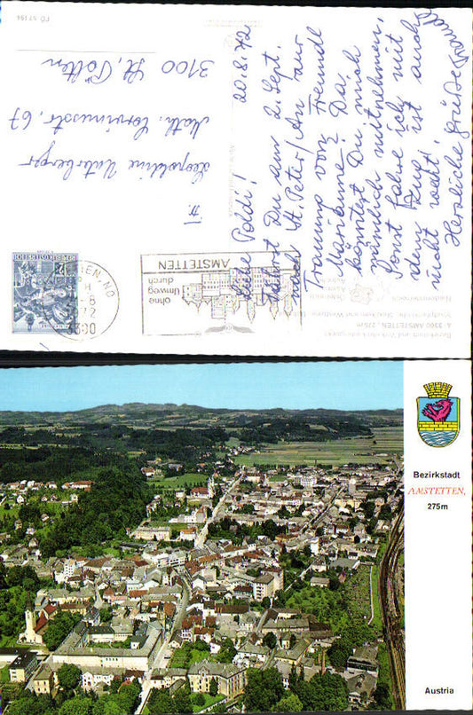 713693 Amstetten um 1970  pub Alpine Luftbild FÖ 57194