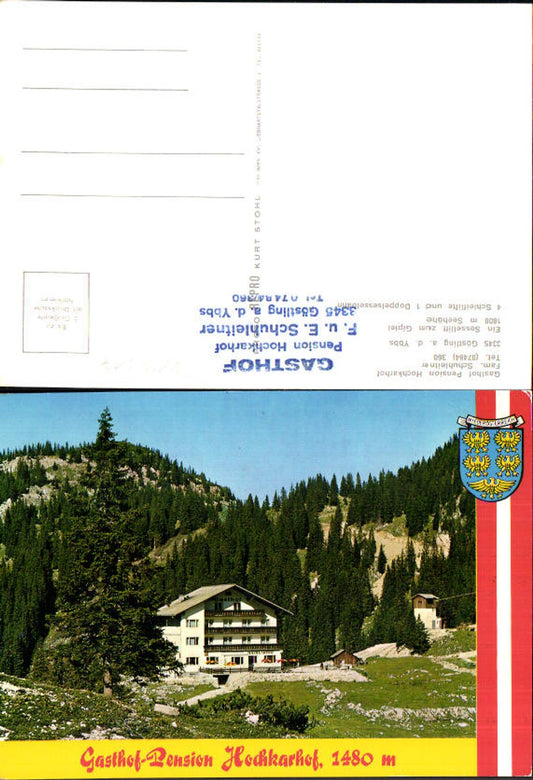 713717 Hochkar Hochkarhaus Göstling an der Ybbs