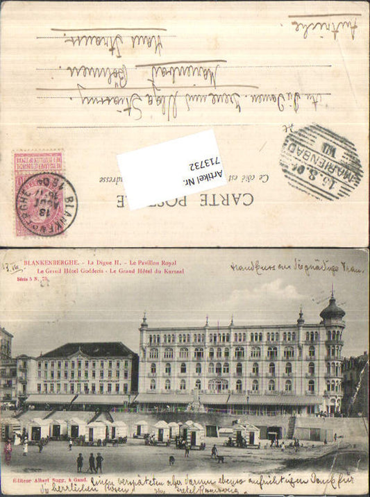 713732 Blankenberghe Blankenberge Le Pavillon Royal Grand Hotel Godderis