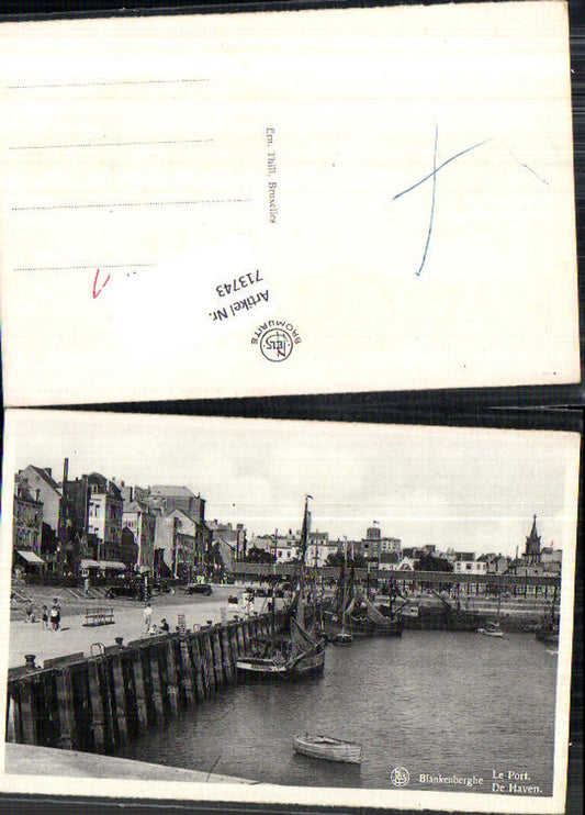 713743 Blankenberghe Blankenberge haven hafen Port