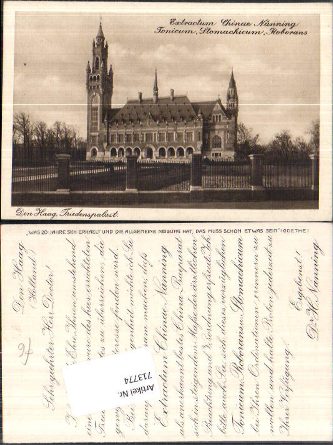 Alte Ansichtskarte – Old Postcard