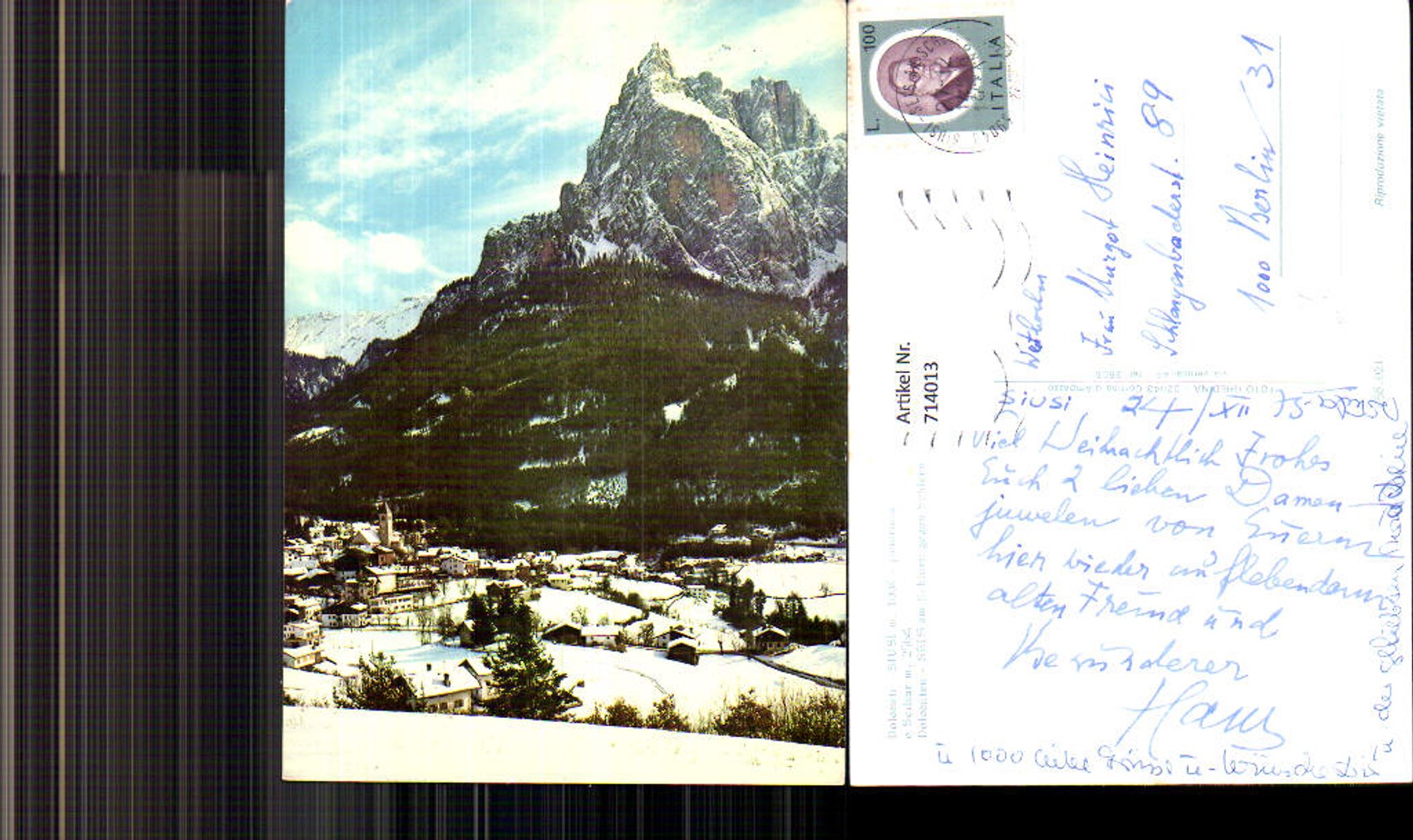 Alte Ansichtskarte – Old Postcard