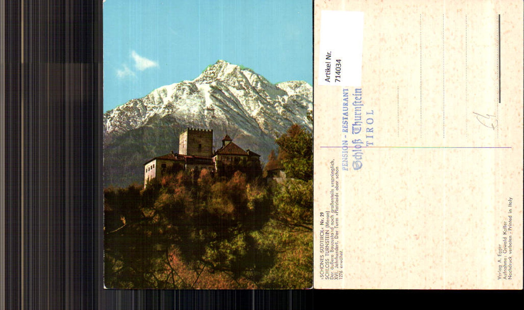 Alte Ansichtskarte – Old Postcard