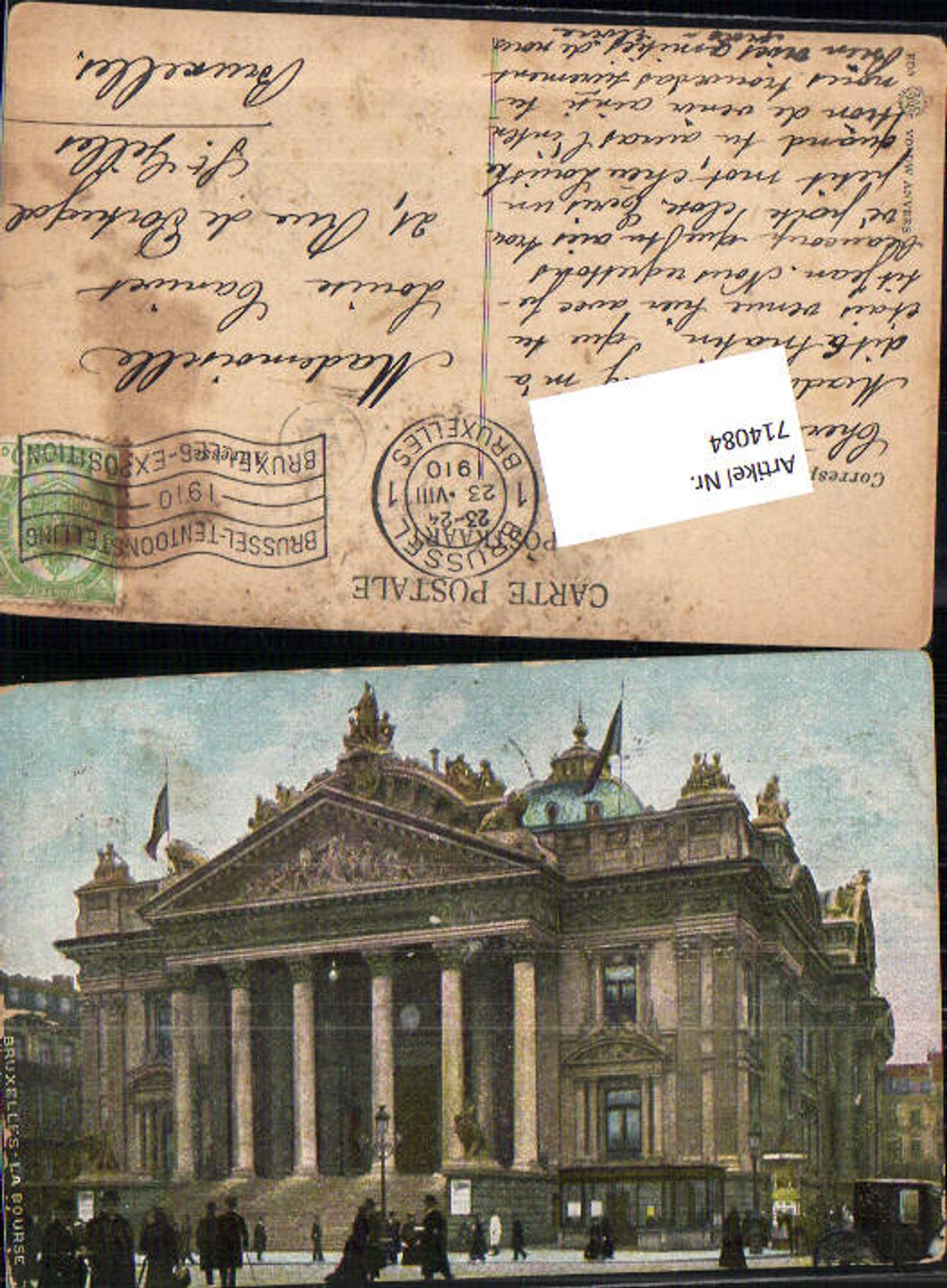 714084 Brüssel Bruxelles Börse Bourse Exchange