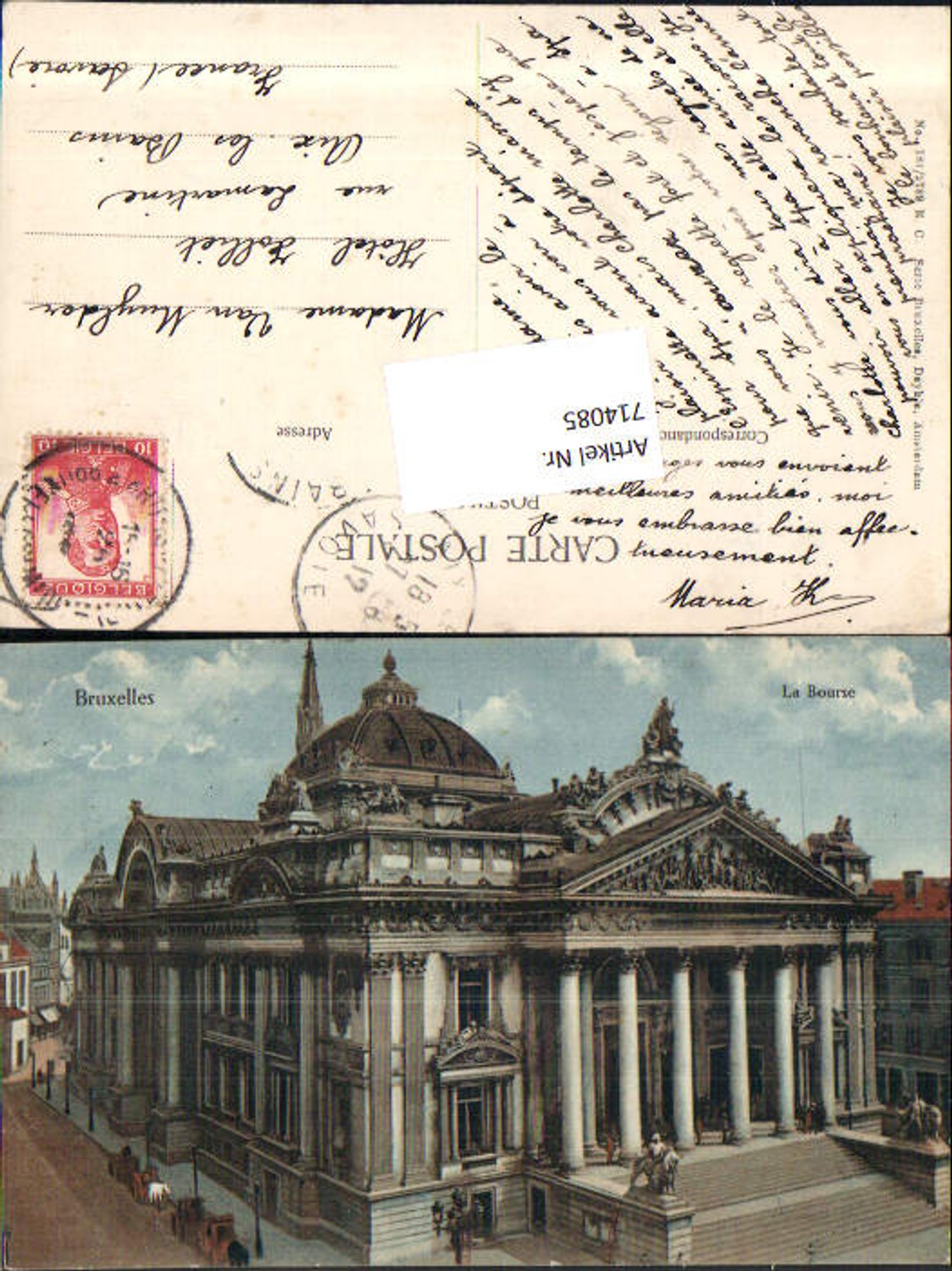 714085 Brüssel Bruxelles Börse Bourse Exchange