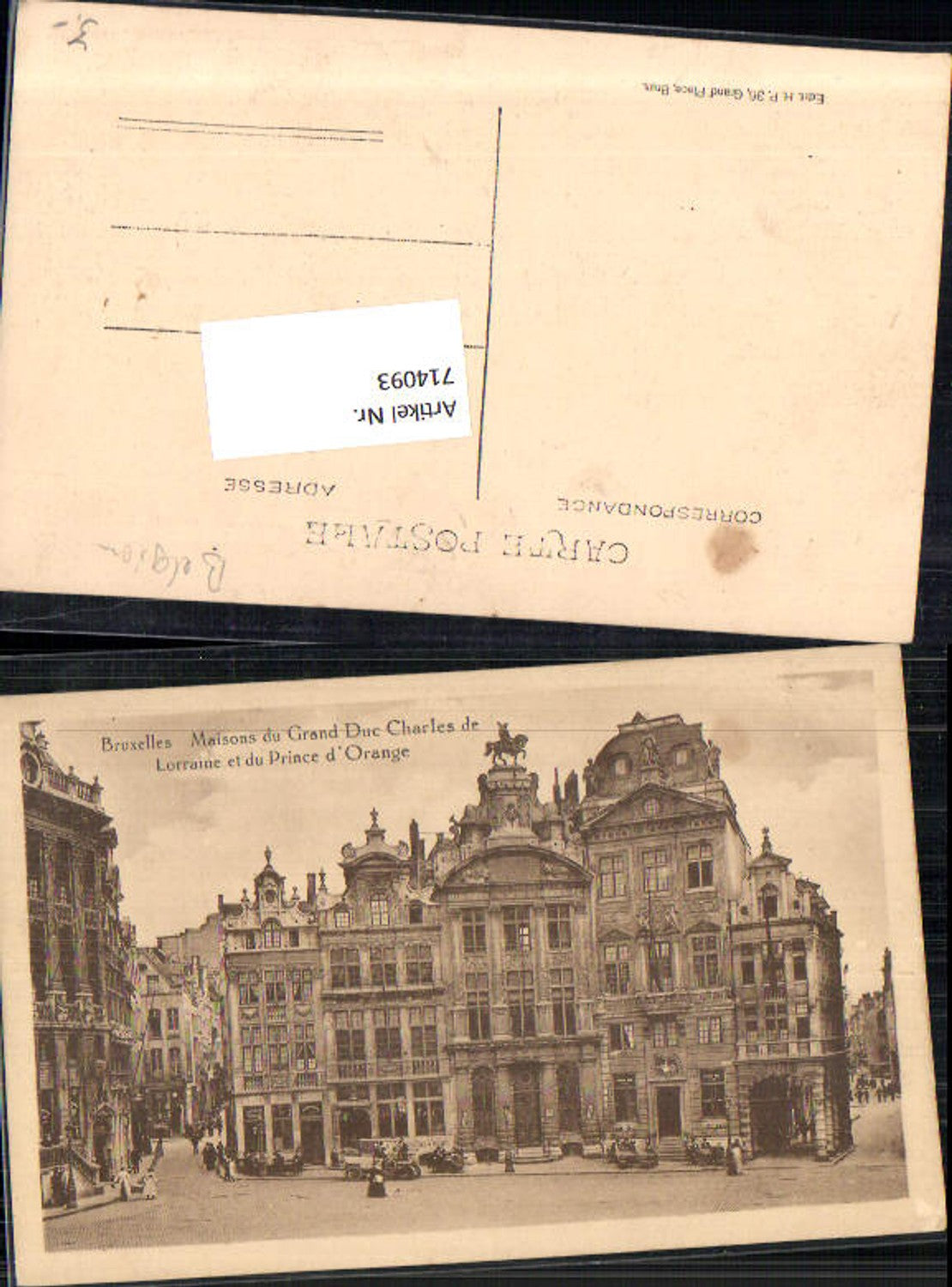 714093 Brüssel Bruxelles Grand Duc Charles de Lorraine
