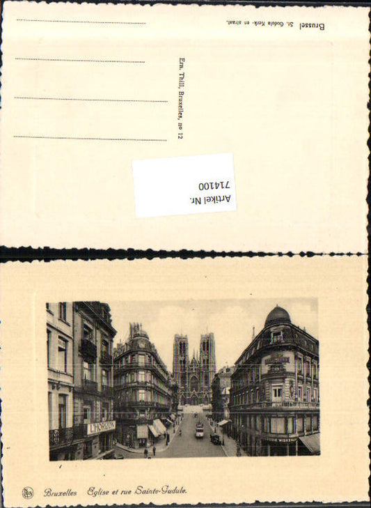 714100 Brüssel Bruxelles Eglise Sainte Gudule