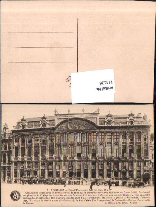 714136 Brüssel Bruxelles Grand Place