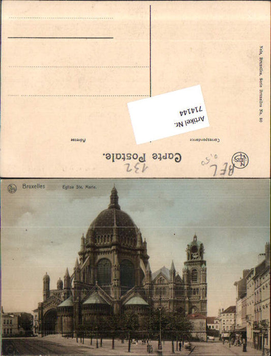 714144 Brüssel Bruxelles Eglise Ste. Marie