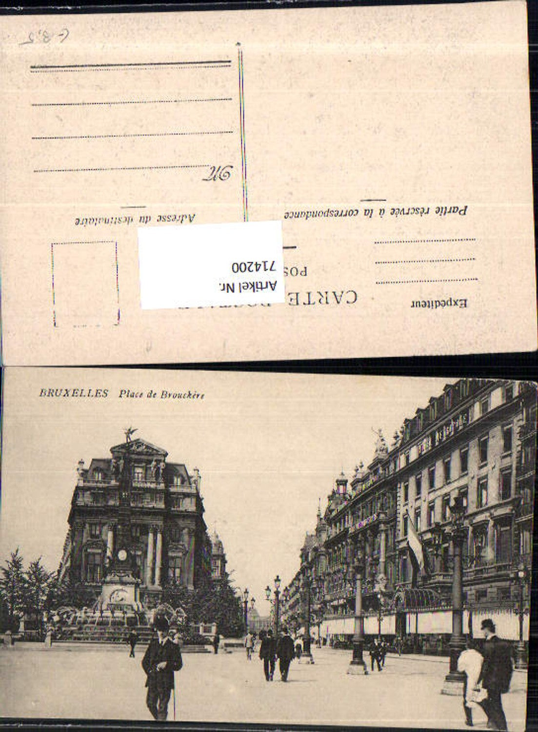 714200 Brussels Bruxelles Place de Brouckere