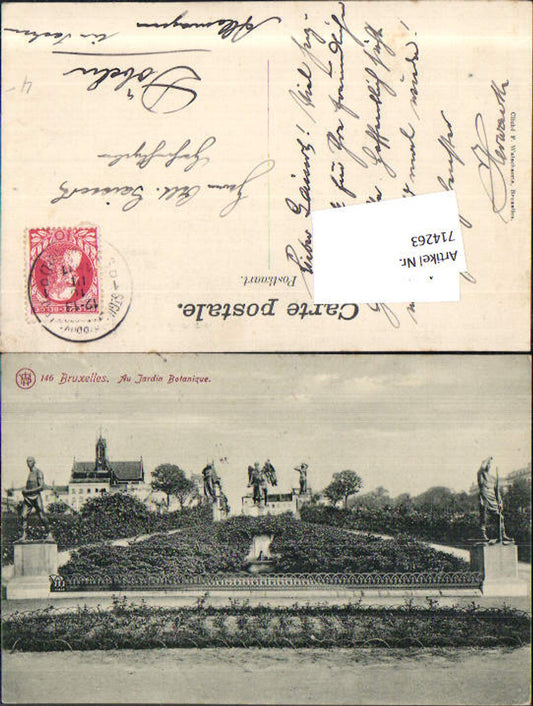 714263 Brüssel Bruxelles Au Jardin Bontanique gel Döbeln
