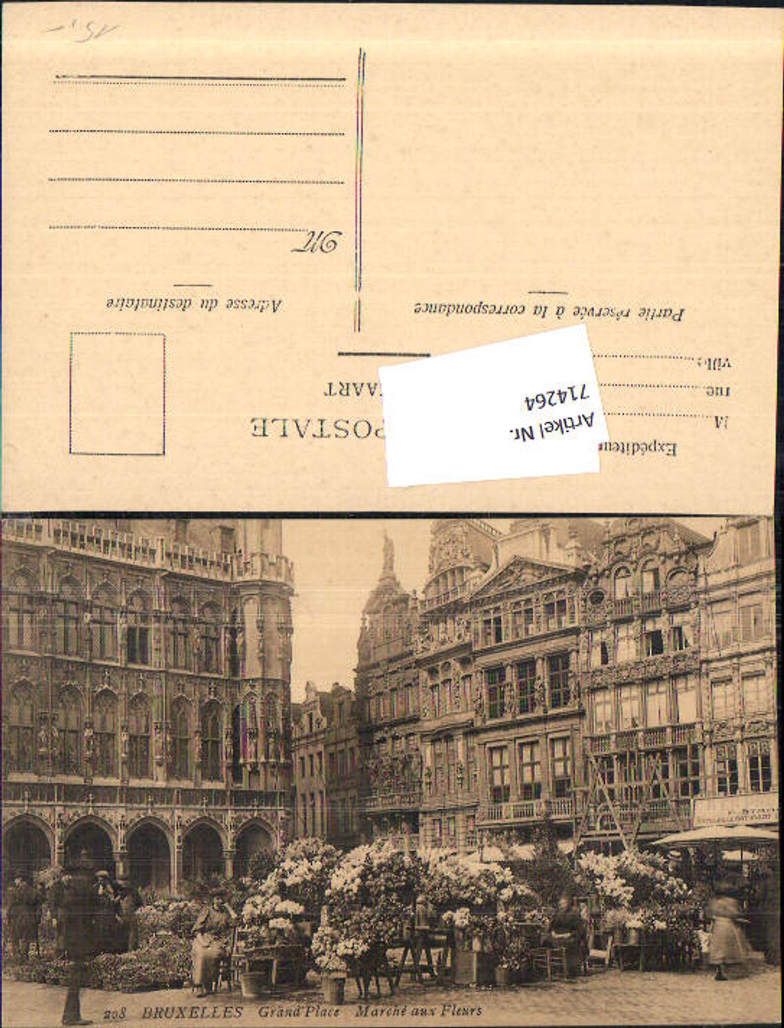 714264 Brüssel Bruxelles Grand Place Marcghe aus Fleurs