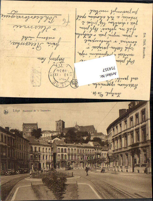 714357 Liege Lüttich Boulevard de la Sauventiere