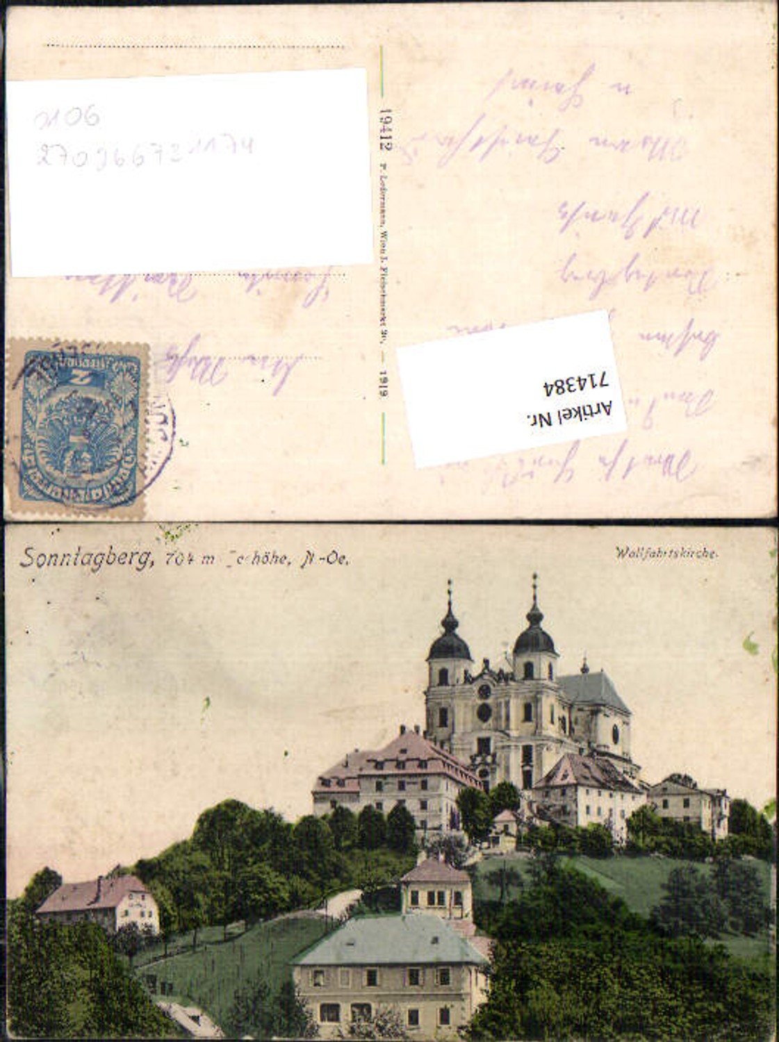 714384 Sonntagberg b. Rosenau Kematen an der Ybbs