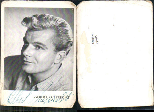714625 Albert Rueprecht original signiert Autogrammkarte