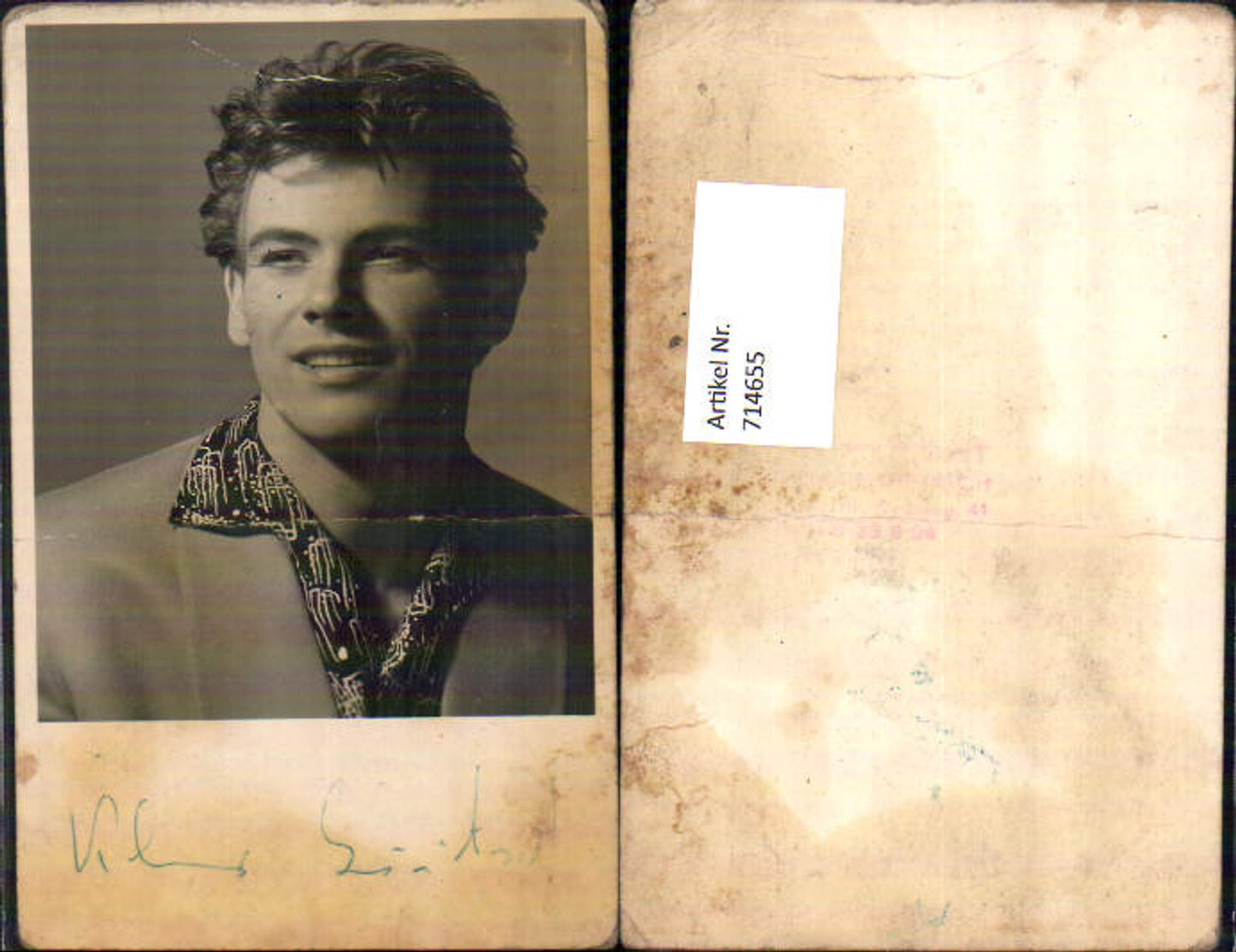 714655 Horst Buchholz ? original signiert Autogrammkarte