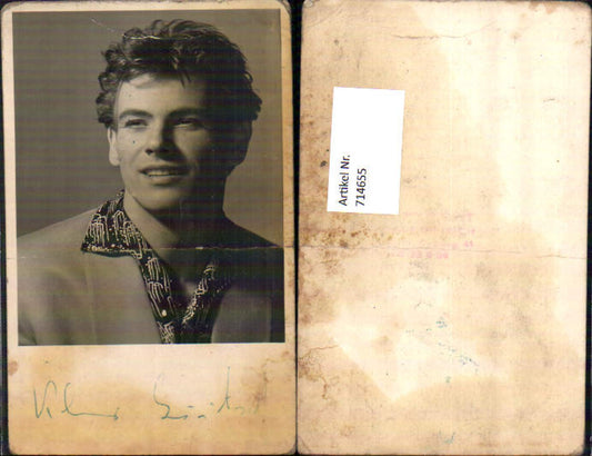 714655 Horst Buchholz ? original signiert Autogrammkarte