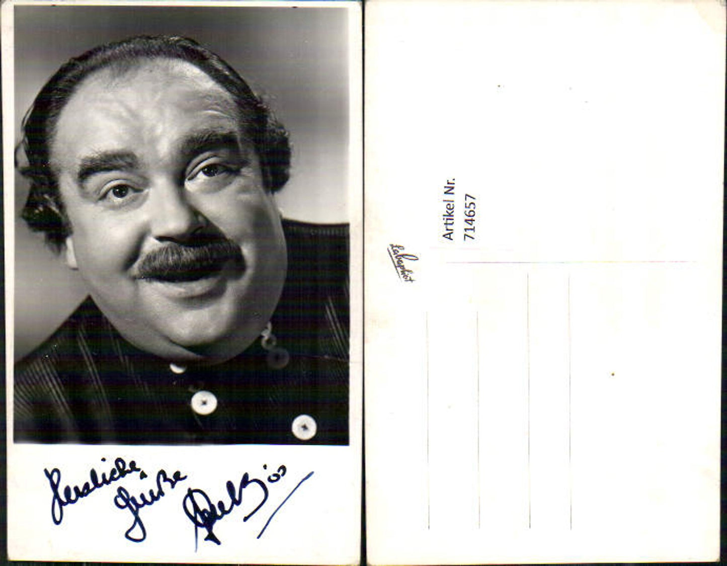 714657 Oskar Sima original signiert Autogrammkarte