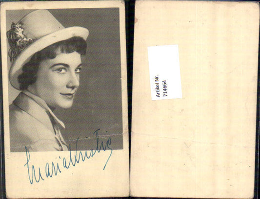 714664 Marika Rökk ? original signiert Autogrammkarte