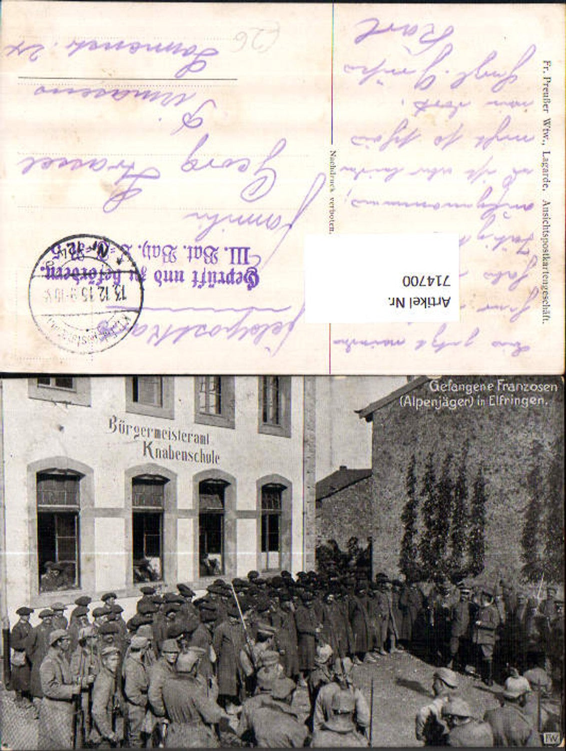 Alte Ansichtskarte – Old Postcard