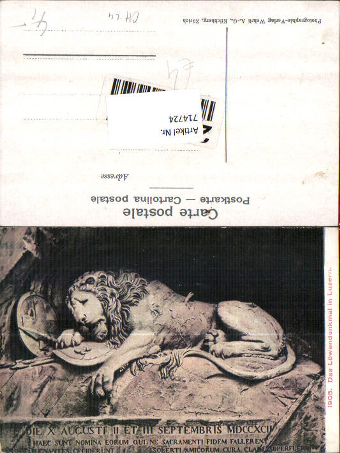 Alte Ansichtskarte – Old Postcard